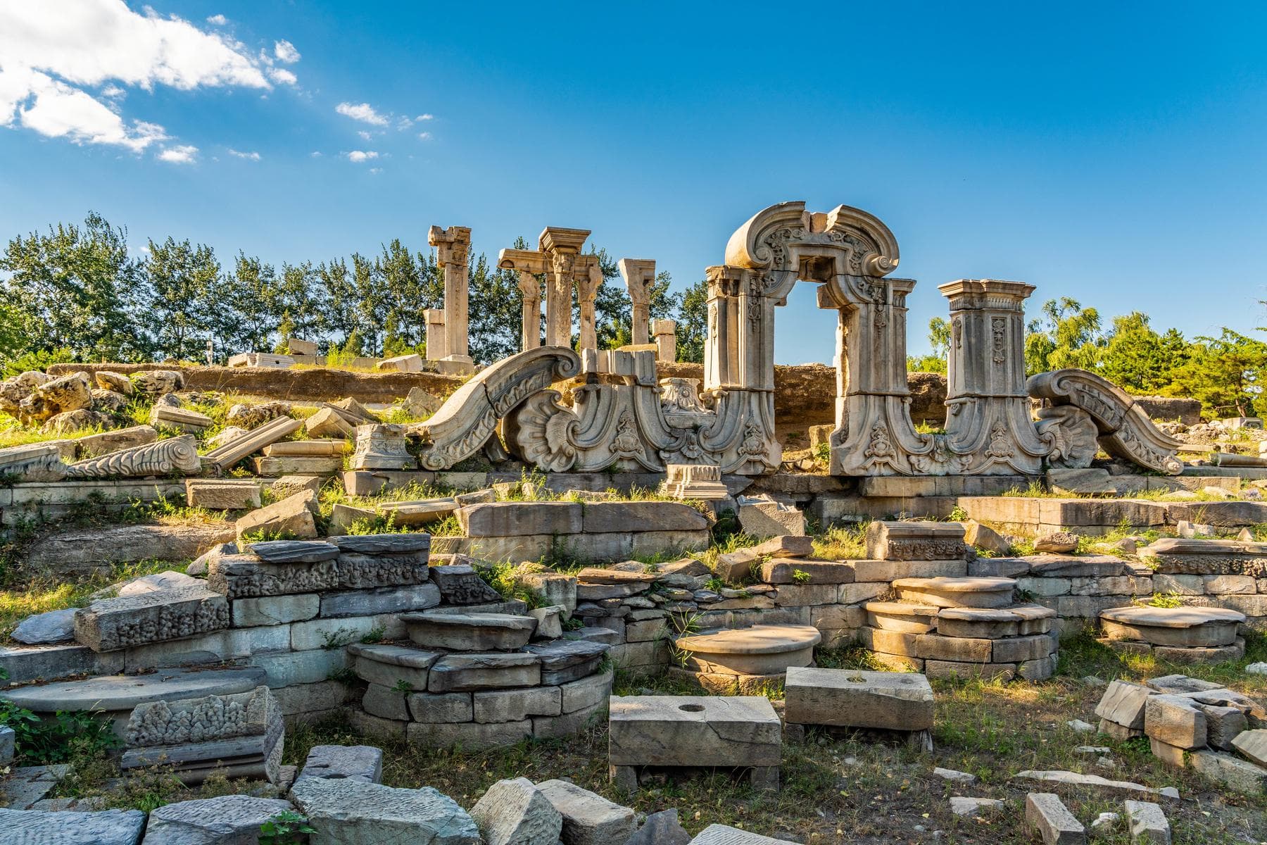 Парк руин Старого летнего дворца Юаньминъюань